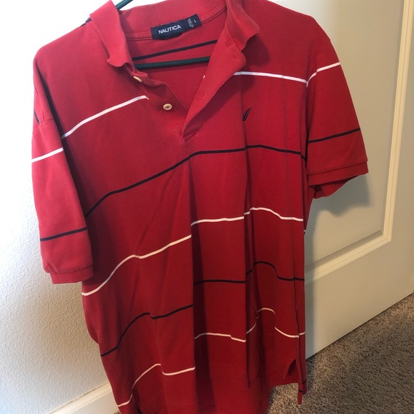 Nautica Other - Nautica Red Button Up T-Shirt